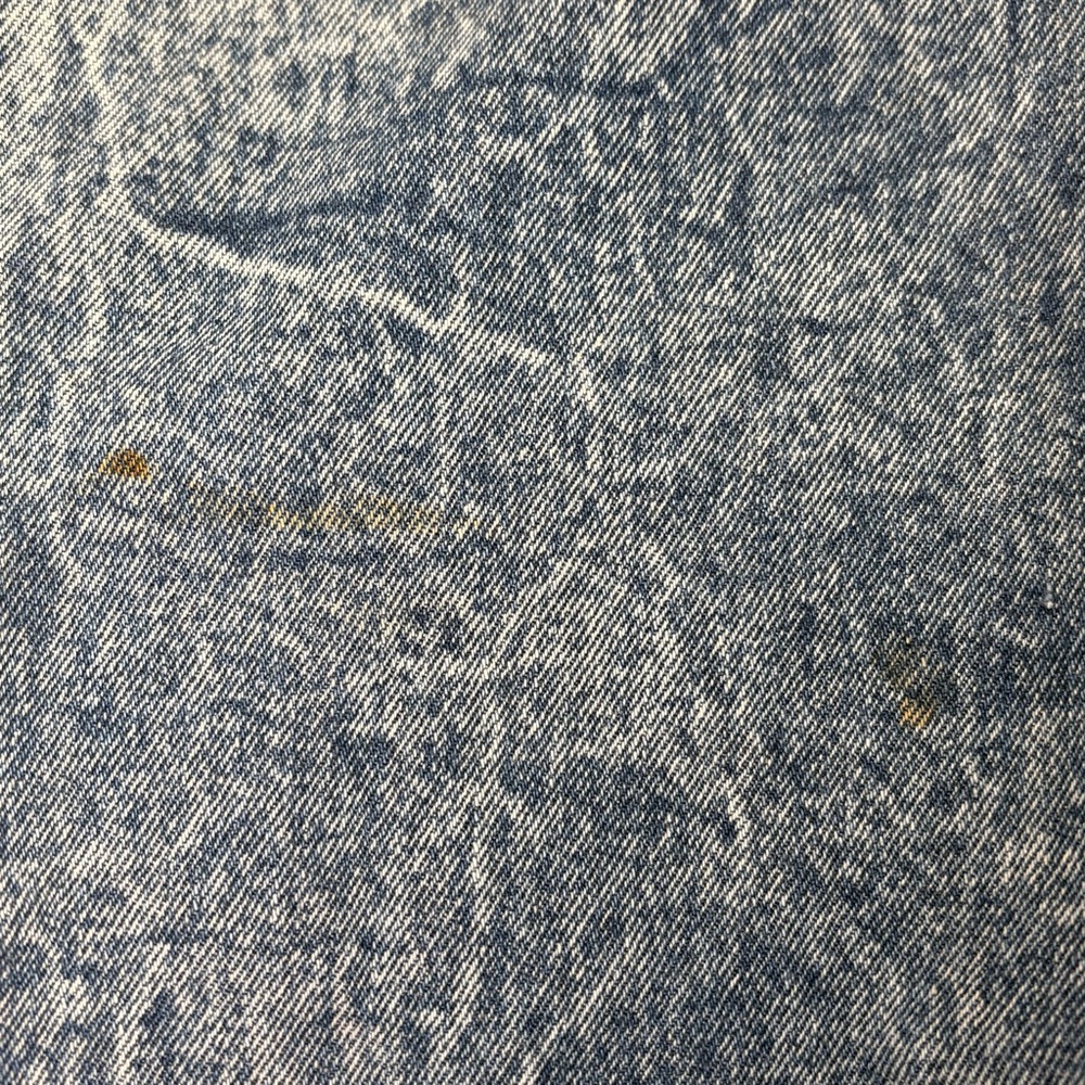 Vintage Acid Wash High-Waisted Denim Midi Skirt - Picture 8 of 9